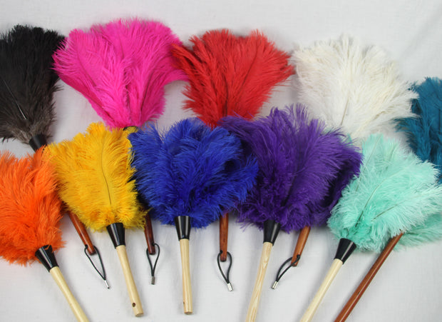 Feather Dusters with Dyed Feathers - Ostrich Africa