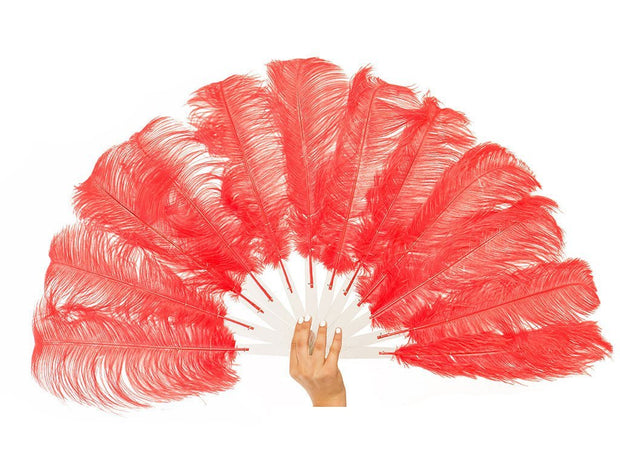 Burlesque Feather Fan - Single Layer - Ostrich Africa